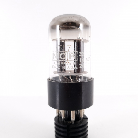 1 X 6SL7GT NCR TUBE. NOS. BLACK PLATES. 3. CH70