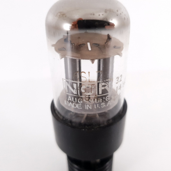 1 X 6SL7GT NCR TUBE. NOS. BLACK...