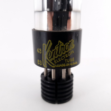 1 X 6SL7GT KENTRON TUBE. NOS. BLACK PLATES. 4. CH70