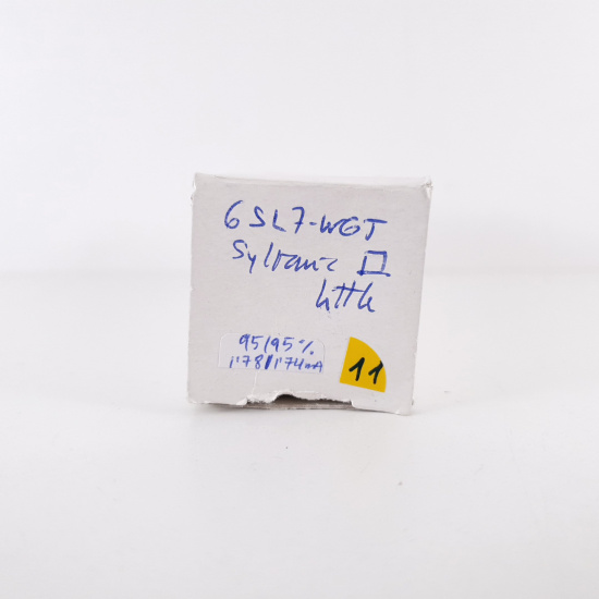 1 X 6SL7WGT SYLVANIA TUBE. NOS. GREY...