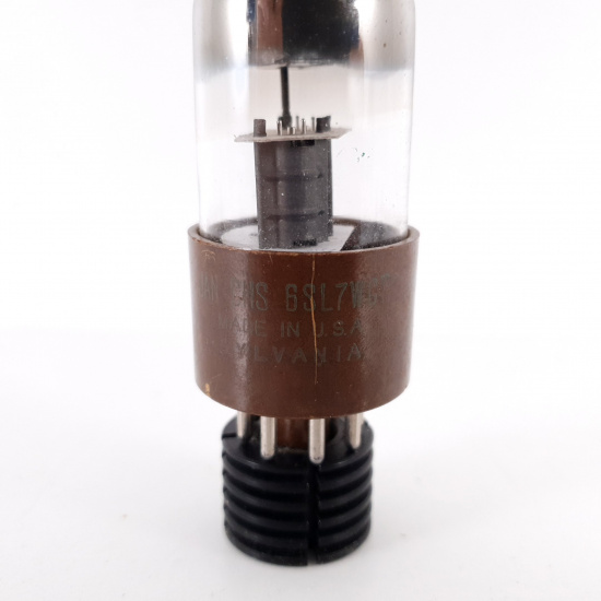 1 X 6SL7WGT SYLVANIA TUBE. NOS. GREY...
