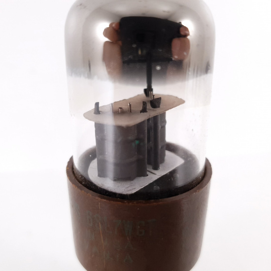 1 X 6SL7WGT SYLVANIA TUBE. NOS. GREY...