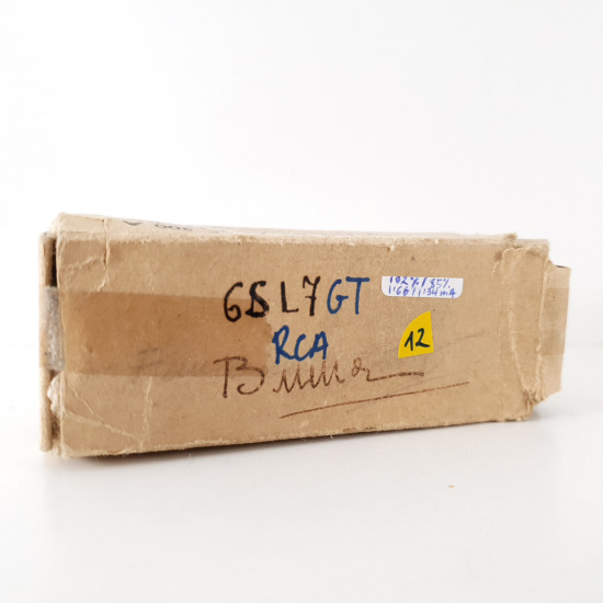 1 X 6SL7GT RCA TUBE. NOS. BLACK...