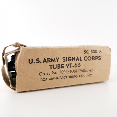 1 X 6SL7GT RCA TUBE. NOS. BLACK PLATES. SOLID GETTER. 12. CH70