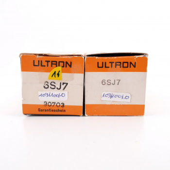 2 X 6SJ7 ULTRON TUBE....