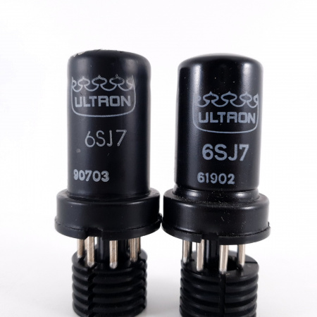 2 X 6SJ7 ULTRON TUBE. 103/103%. MATCHED PAIR. 16. CH70