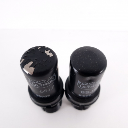 2 X 6SJ7 ULTRON TUBE. 103/103%. MATCHED PAIR. 16. CH70