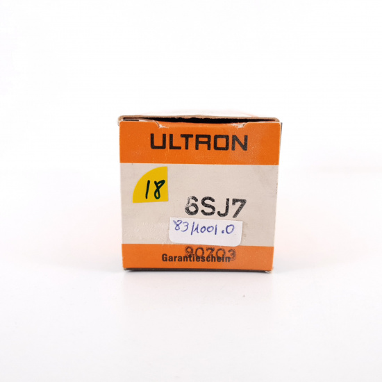 1 X 6SJ7 ULTRON TUBE. 83%. 18. CH70