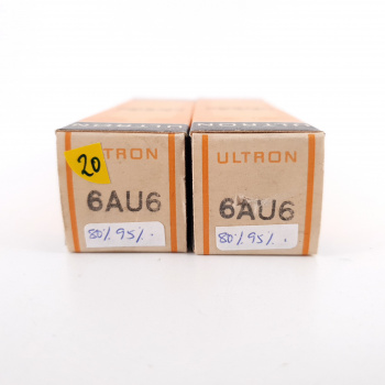 2 X 6AU6 ULTRON TUBE....