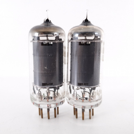 2 X 6AU6 ULTRON TUBE. SQUARE GETTER. 80/80%. 20. CH70