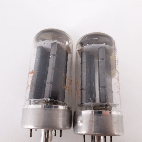 2 X 5AZ4 PHILCO TUBE. BLACK PLATES....