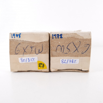 2 X 6X5WGT SYLVANIA TUBE....