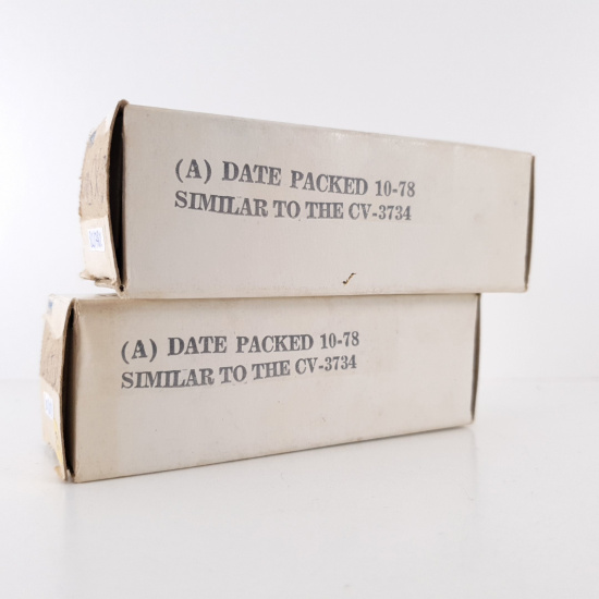 2 X 6X5WGT SYLVANIA TUBE. BLACK...