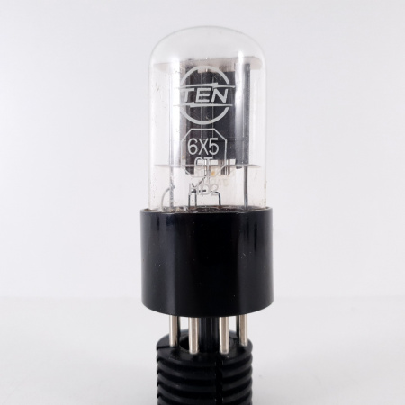 1 X 6X5GT TEN TUBE. BLACK PLATES. RECTANGULAR GETTER. 30. CH70