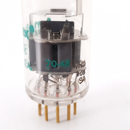 1 X JAN 7308 AMPEREX TUBE. GOLD PIN. 98/99%. 33. CH70