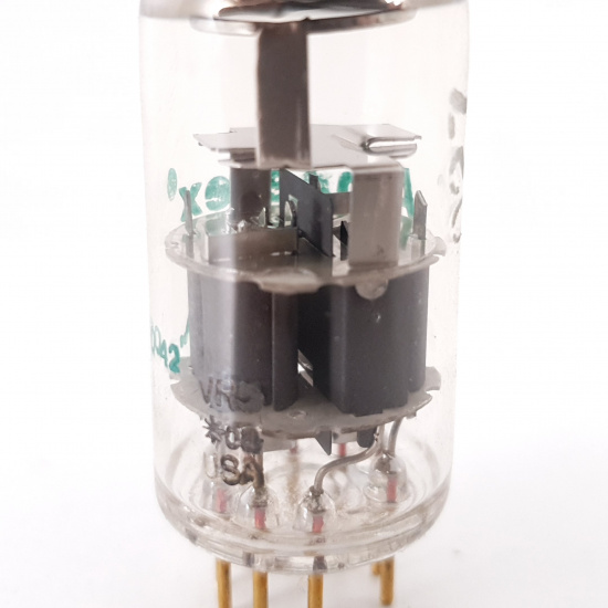 1 X JAN 7308 AMPEREX TUBE. GOLD PIN....