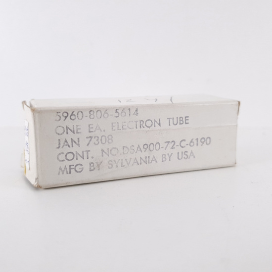 1 X JAN 7308 SYLVANIA TUBE. 90/83%....
