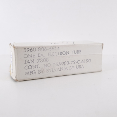 1 X JAN 7308 SYLVANIA TUBE. 90/83%. 34. CH70