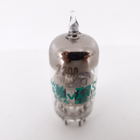 1 X JAN 7308 SYLVANIA TUBE. 90/83%. 34. CH70