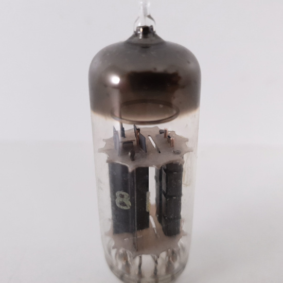 1 X 6CS7 FIVRE TUBE. BLACK PLATES....