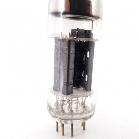 1 X 6CS7 PINNACLE TUBE. BLACK PLATES....