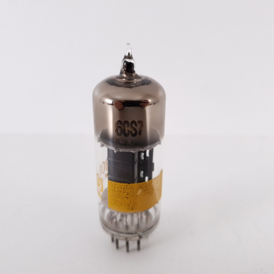 1 X 6CS7 CORONADO TUBE. BLACK PLATES....