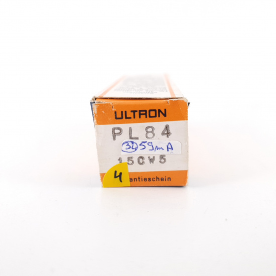 1 X PL84 ULTRON TUBE. COPPER RODS. 59mA. 4. CH71