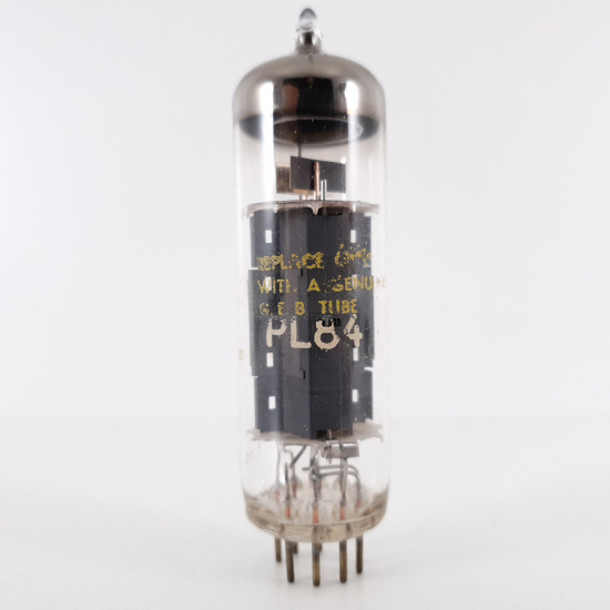 1 X PL84 GEB TUBE. COPPER RODS. 60mA....