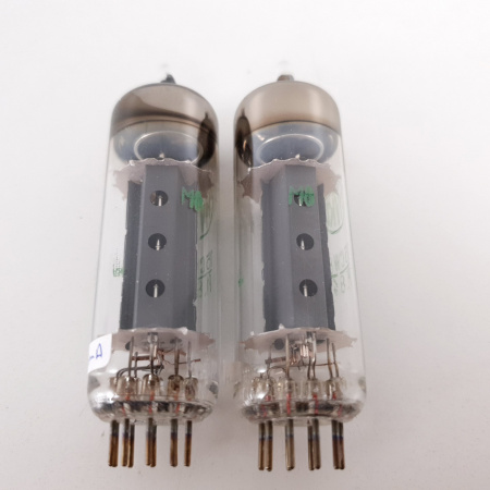 2 X PL84 FIVRE TUBE. COPPER RODS. MATCHED PAIR. 64/64mA. 6. CH71