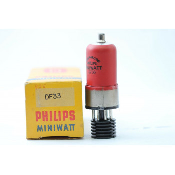 DF33 TUBE. PHILIPS MINIWATT BRAND TUBE. NOS/NIB.  RCB91