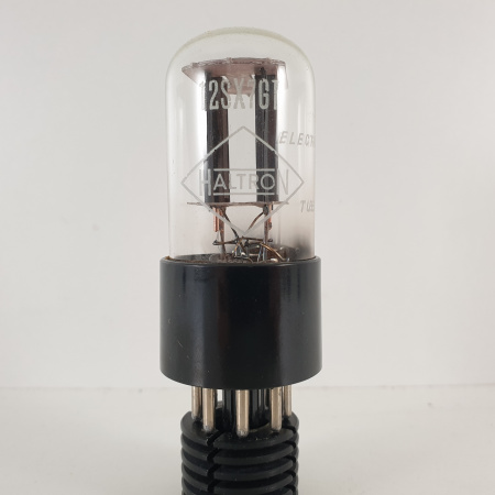1 X 12SX7GT HALTRON TUBE. RECTANGULAR GETTER. COPPER RODS. 2. CH72