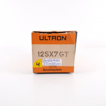 1 X 12SX7GT ULTRON TUBE....