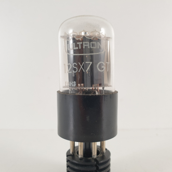 1 X 12SX7GT ULTRON TUBE. RECTANGULAR...