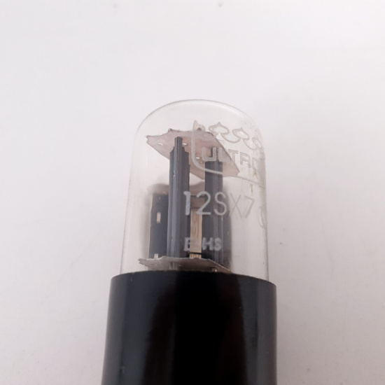 1 X 12SX7GT ULTRON TUBE. RECTANGULAR...