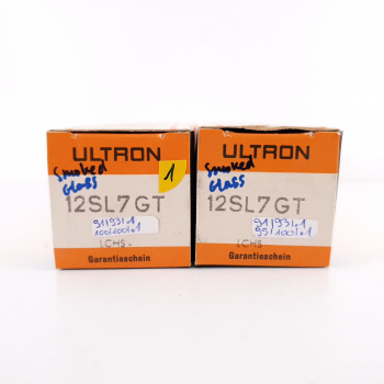 2 X 12SL7GT ULTRON TUBE....