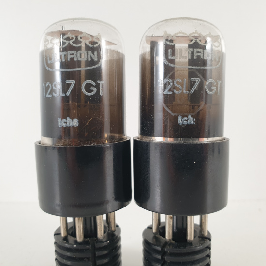 2 X 12SL7GT ULTRON TUBE. SOLID...