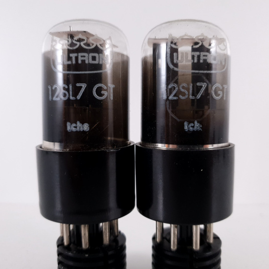 2 X 12SL7GT ULTRON TUBE. SOLID...