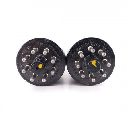 2 X 12SL7GT ULTRON TUBE. SOLID GETTER. SMOKED GLASS. MATCHED PAIR. 1. CH73