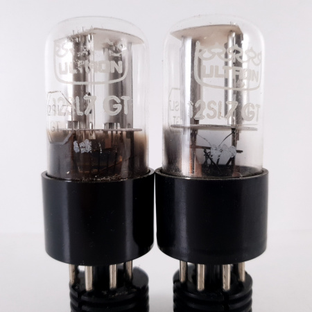 2 X 12SL7GT ULTRON TUBE. CHROME PLATES. SOLID GETTER. MATCHED PAIR. 3. CH73