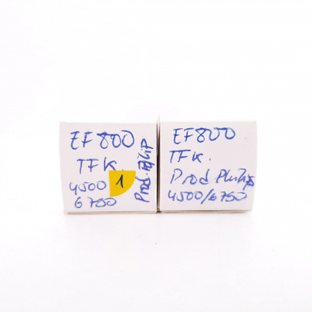 2 X EF800 TELEFUNKEN TUBE. MESH PLATE. MATCHED PAIR. 1. CH74