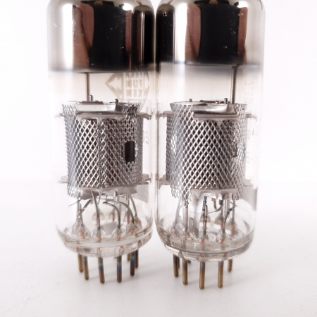 2 X EF800 TELEFUNKEN TUBE. MESH PLATE. MATCHED PAIR. 1. CH74