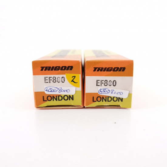 2 X EF800 TRIGON TUBE. GOLD PIN. MATCHED PAIR. 2. CH74