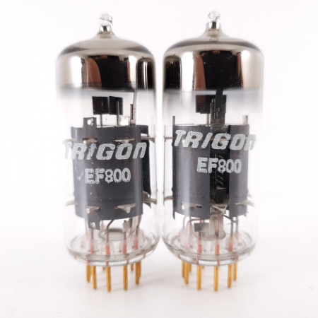 2 X EF800 TRIGON TUBE. GOLD PIN. MATCHED PAIR. 3. CH74