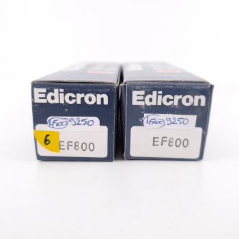 2 X EF800 EDICRON TUBE....