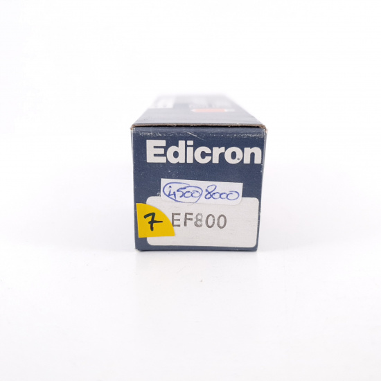 1 X EF800 EDICRON TUBE. GOLD PIN. 7. CH74