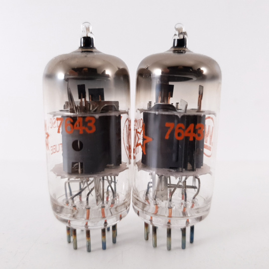 2 X 7643 / E80CF WESTINGHOUSE TUBE....