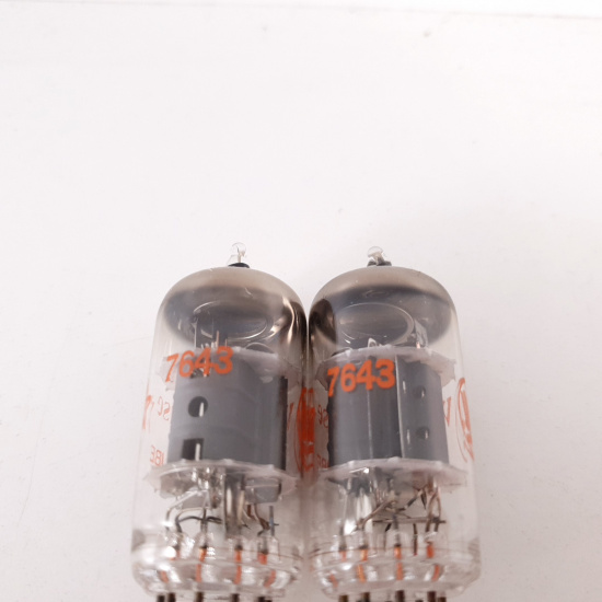 2 X 7643 / E80CF WESTINGHOUSE TUBE....