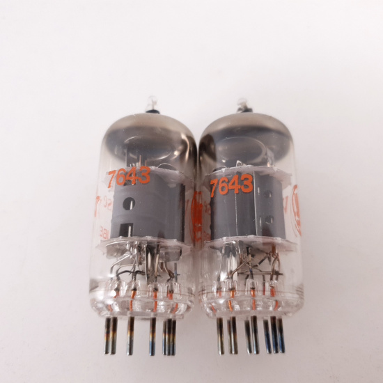 2 X 7643 / E80CF WESTINGHOUSE TUBE....