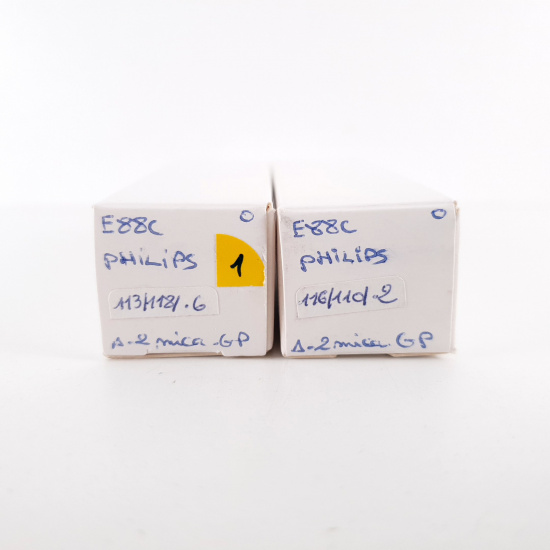 2 X E88C / 8255 SINGLE TRIODE PHILIPS...