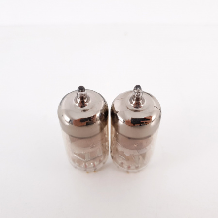 2 X E88C / 8255 SINGLE TRIODE PHILIPS TUBE. GOLD PIN. SQ. 3 MICA. 113/116% MATCHED PAIR. 1. CH78